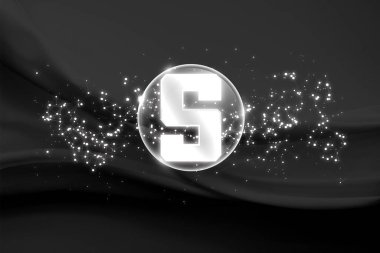 Sandbox (SAND) pankartı. SAND para kripto para kavramı pankart arkaplanı.