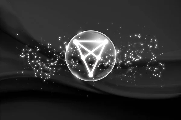 Chiliz (chz) pankartı. chz para kripto para kavramı pankart arkaplanı.