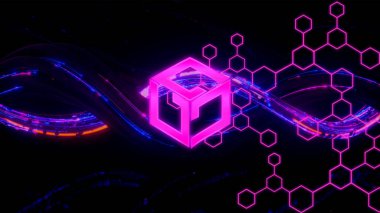 Gala Oyunları, soyut arkaplanda GALA kripto para birimi sembolü