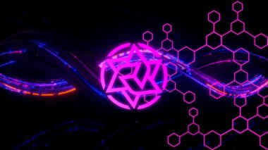 IRIS kripto para sembolü. Engelleme teknolojisi.