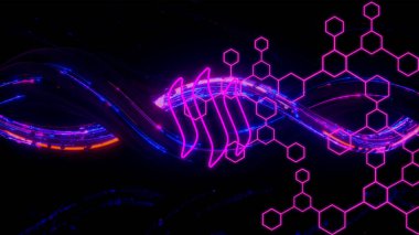 Steem crypto para birimi. Soyut arkaplanda Steem.