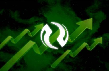 Enjektif Protokol (INJ) şifreleme madeni para sembolü. Engelleme teknolojisi. 