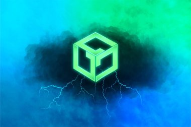 Gala Oyunları, soyut arkaplanda GALA kripto para birimi sembolü