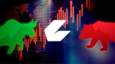 Ceek bayrağı. Ceek sikkesi kripto para kavramı pankart arkaplanı.