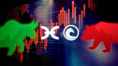 Bittorrent(BTT) VS Holochain(HOT) . BTT kripto para birimi simgesi. Sıcak şifreleme para birimi simgesi.