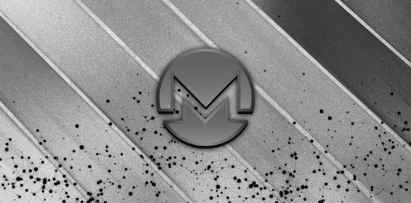 Monero Ikon Monero Kriptovaluta — Stock Fotó