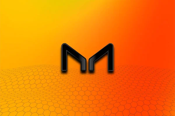 Maker Cryptocurrency Moneta Simbolo Tecnologia Blockchain — Foto Stock