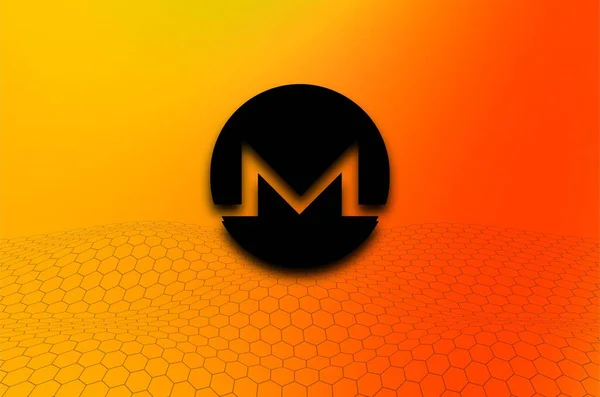 Monero Icoon Monero Crypto Valuta — Stockfoto