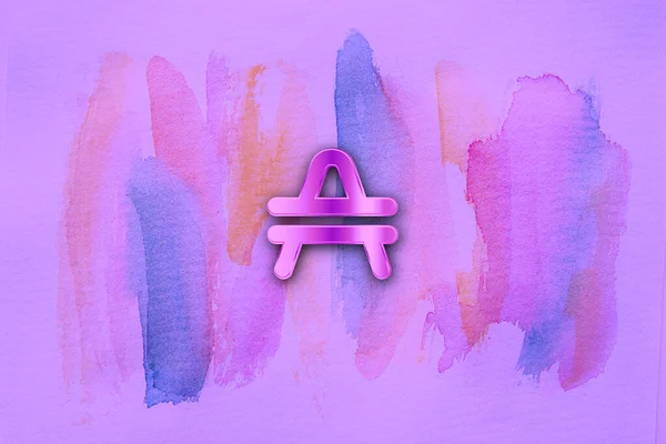 Özgeçmiş üzerinde amfi simgesi. Kripto para birimi..