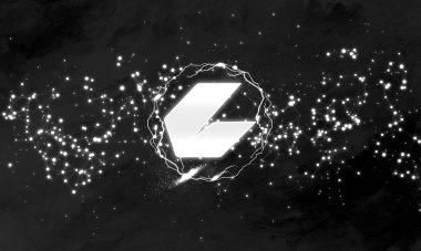 Ceek bayrağı. Ceek sikkesi kripto para kavramı pankart arkaplanı.