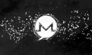 Monero ikonu. Monero kripto para birimi.