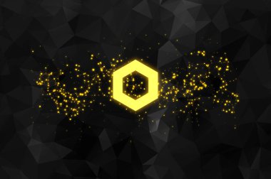 Zincirli para birimi sembolü. Engelleme teknolojisi