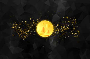 Mana kripto para birimi. Mana madeni para arka planda. Mana soyut arka planda.