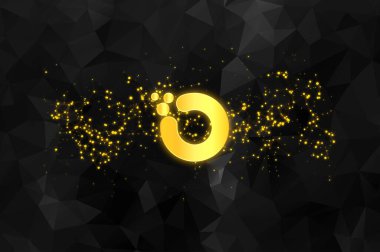 Orkide kripto para birimi dijital ödeme sistemi engelleme konsepti.