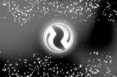 Enjektif Protokol (INJ) şifreleme madeni para sembolü. Engelleme teknolojisi. 