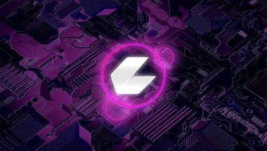 Ceek bayrağı. Ceek sikkesi kripto para kavramı pankart arkaplanı.