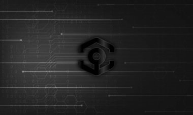 Özgeçmiş üzerinde Ankr simgesi. Ankr şifreleme para birimi.