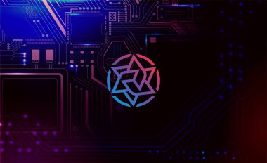 IRIS kripto para sembolü. Engelleme teknolojisi.