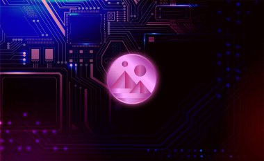 Mana kripto para birimi. Mana madeni para arka planda. Mana soyut arka planda.