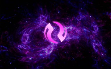 Enjektif Protokol (INJ) şifreleme madeni para sembolü. Engelleme teknolojisi