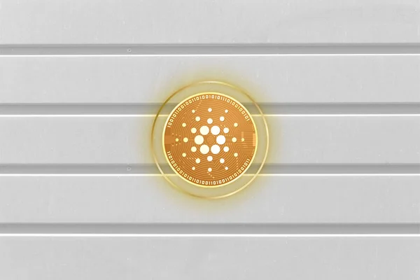 Symbol Kryptowaluty Cardano Ada Technologia Blockchain — Zdjęcie stockowe