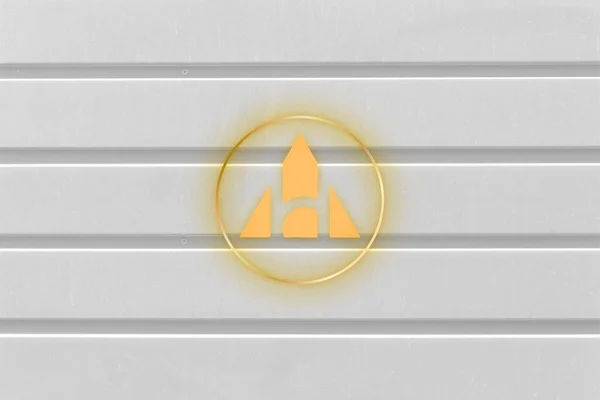 Alchemy Icon Abstract Background Alchemy Crypto Currency — Stock fotografie