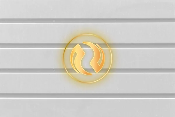 Símbolo Moneda Criptomoneda Del Protocolo Inyectivo Inj Tecnología Blockchain — Foto de Stock