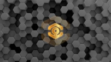 Özgeçmiş üzerinde Ankr simgesi. Ankr şifreleme para birimi.