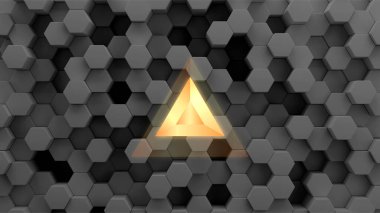 BAT para kripto para birimi. Soyut arkaplanda yarasa.