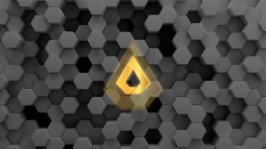 Lisk cryptocurrency coin symbol. Blockchain technology.