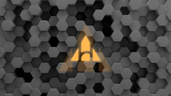 Alchemy Icon Abstract Background Alchemy Crypto Currency — 图库照片