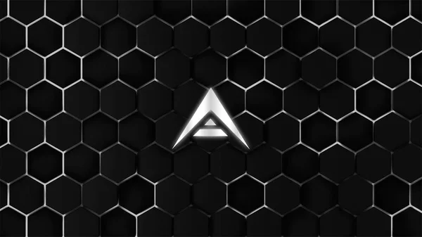 Ark Chain Ark Crypto Currency Blockchain Technology — Fotografia de Stock