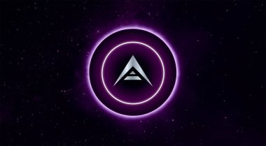 Ark Chain Ark crypto currency.Blockchain technology. 