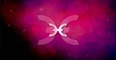 Soyut arkaplanda sanal sistem, sanal sıcak kripto para birimi sembolü