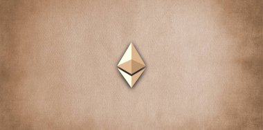 Ethereum ETH bayrağı. ETH para kripto para kavramı pankart arkaplanı.