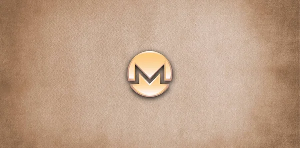 Ikone Monero Kryptowährung Monero — Stockfoto