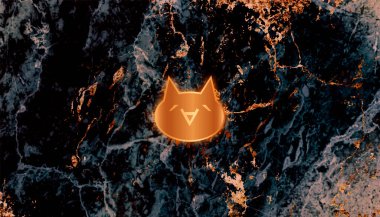 Mona madeni para ikonu. Mona şifreleme para birimi.