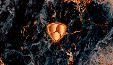 Xem şifreli para birimi. xem soyut arkaplanda