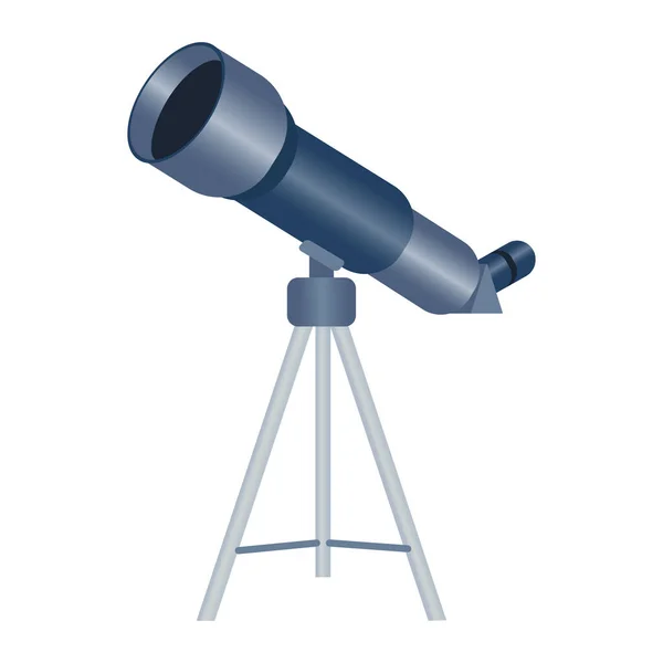Egy Teleszkóp Csillagászati Megfigyelésekhez Űrmegfigyelésre Szolgáló Eszköz — Stock Vector