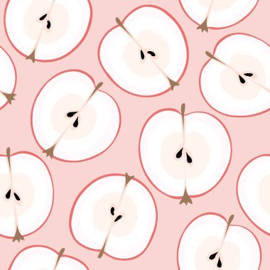 Elma meyvesiz desen, soyut tekrarlanan arkaplan