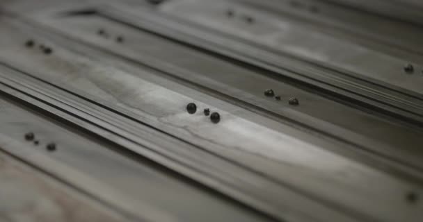 Metalowa Matryca Formowania Gumy Części Fabryce — Wideo stockowe
