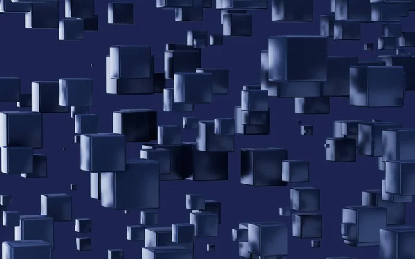 Cubes Créatifs Abstraits Rendu Dessin Numérique Informatique — Photo