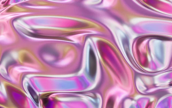 Roze Gladde Doek Weergave Digitale Computertekening — Stockfoto