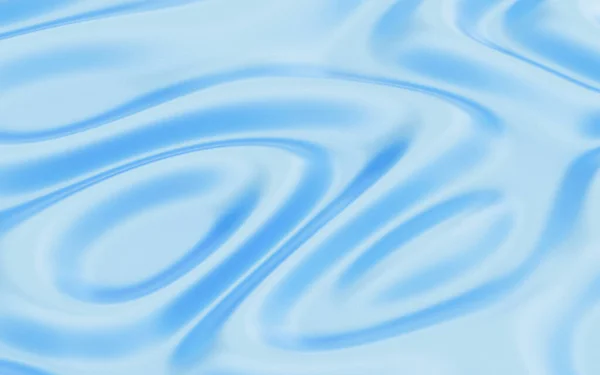 青い滑らかな布と曲線 3Dレンダリング コンピュータ デジタル ドローイング — ストック写真