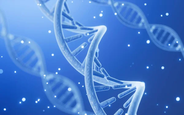 Science Biotechnology Dna Chromosome Rendering Computer Digital Drawing — Stock Photo, Image