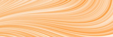 Eğrili Açık Turuncu vektör deseni.