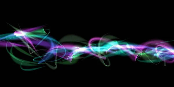 Vector Illustration Colorful Smoke Waves — Φωτογραφία Αρχείου
