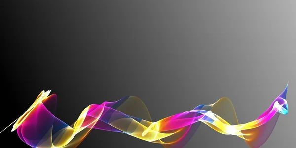 Colorful Line Wave Cover Flyer Abstract Background Banner Wallpaper Template — Φωτογραφία Αρχείου