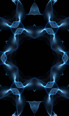 Siyah ve beyaz dalgalı soyut arkaplan.