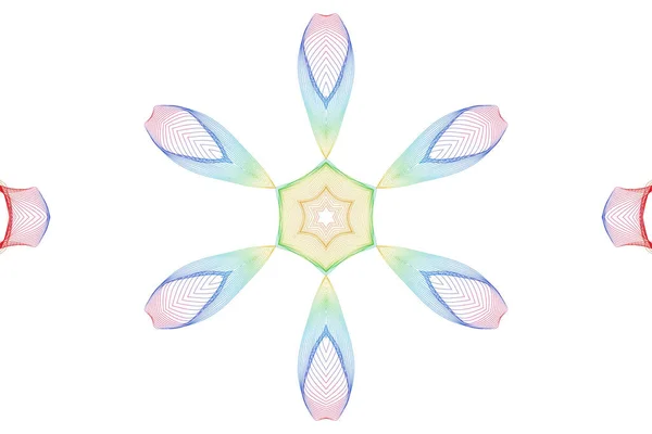 Seamless Pattern Floral Elements Vector Illustration — Stockfoto